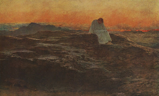 Temptation in the Wilderness by Briton Riviere 1912